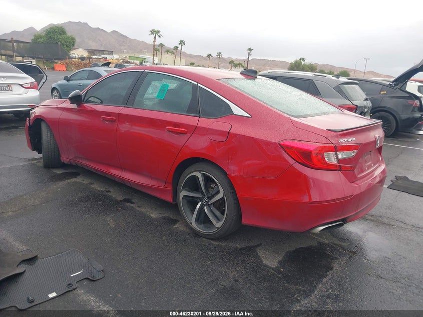 2021 HONDA ACCORD auction photo 3