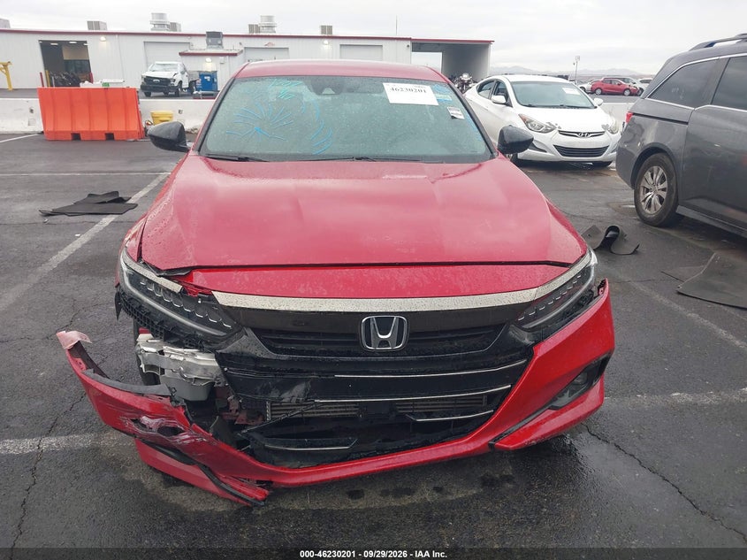 2021 HONDA ACCORD auction photo 6