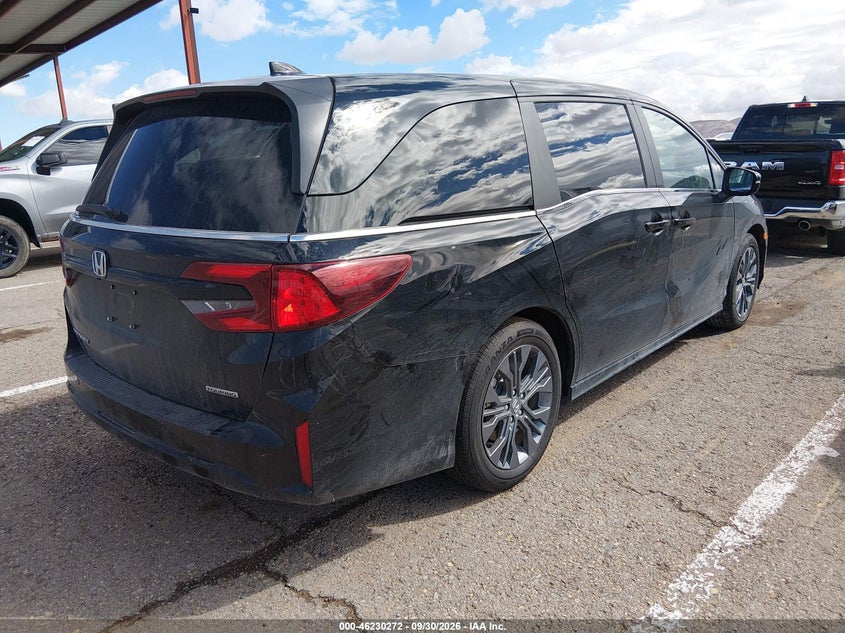 Vin: 5fnrl6h80tb075069, lot: 46730260, honda odyssey touring 20264