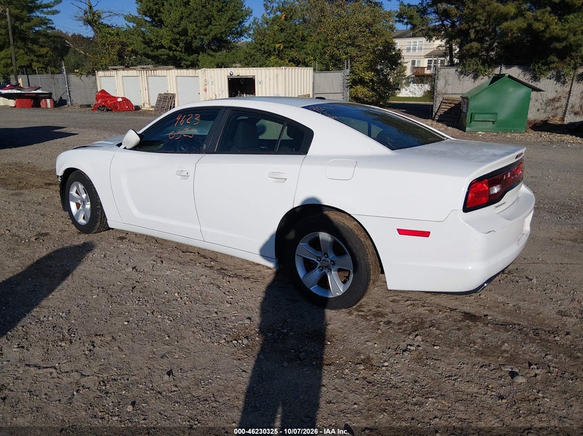 Vin: 2c3cdxbg6dh610933, lot: 46730313, dodge charger se 20133