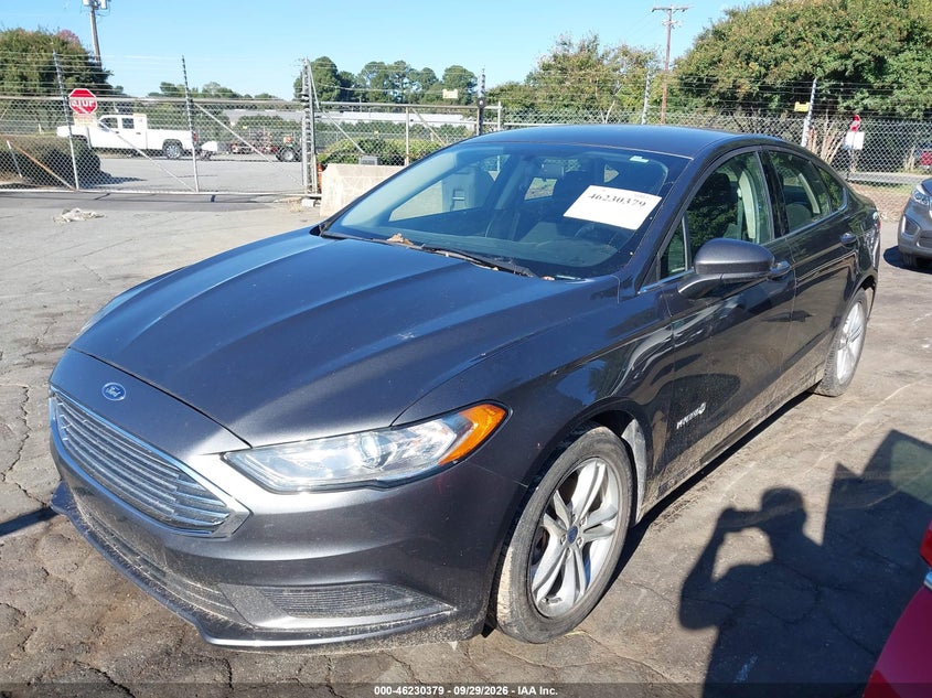 Vin: 3fa6p0luxjr286547, lot: 46730367, ford fusion hybrid se 20182