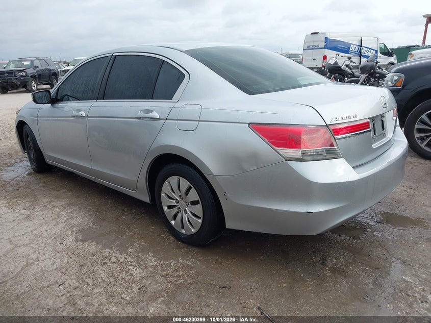 Vin: 1hgcp2f31ca224139, lot: 46730387, honda accord 2.4 lx 20123