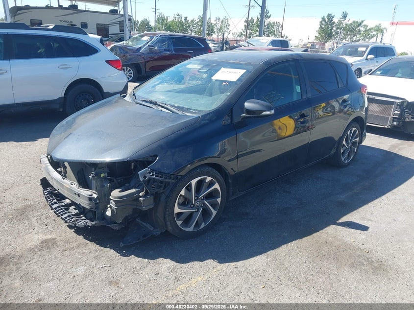 Vin: jtnkarje2jj565846, lot: 46730390, toyota corolla im 20182
