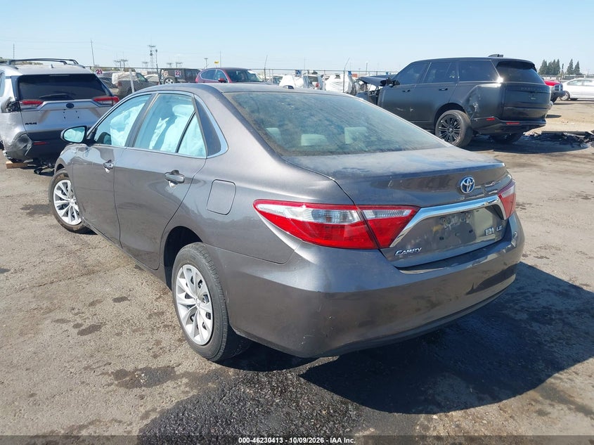 Vin: 4t1bd1fk9fu159544, lot: 46730401, toyota camry hybrid le 20153
