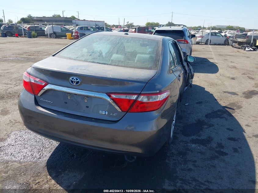 Vin: 4t1bd1fk9fu159544, lot: 46730401, toyota camry hybrid le 20154