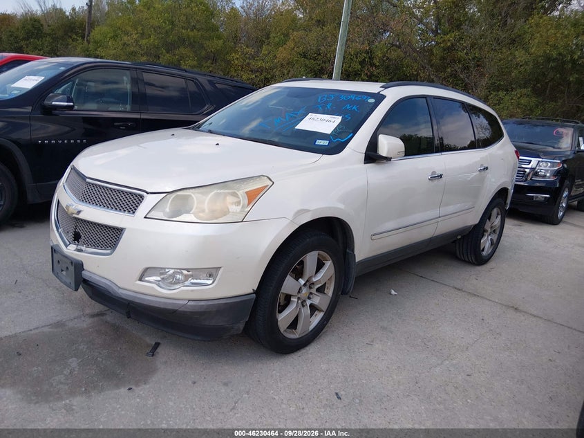 2011 Chevrolet Traverse Ltz, Обычный износ, IAAI, VIN 1GNKRLED4BJ304691 — фото 2