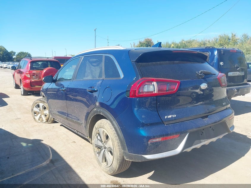Vin: kndcb3lc0k5241299, lot: 46730541, kia niro lx 20193
