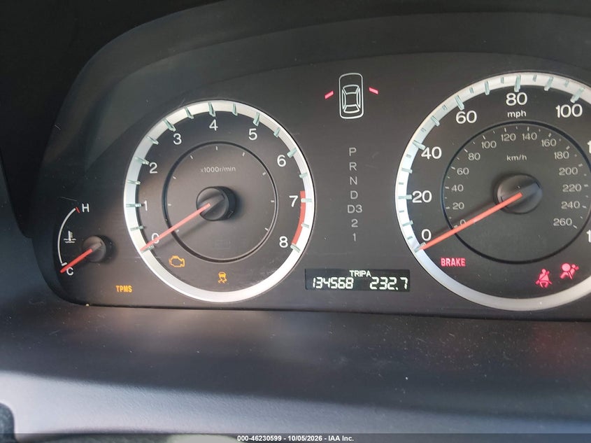 HONDA ACCORD 2011 VIN 1HGCP3F86BA017374