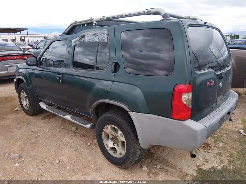 NISSAN XTERRA 2000 VIN 5N1ED28T7YC539869