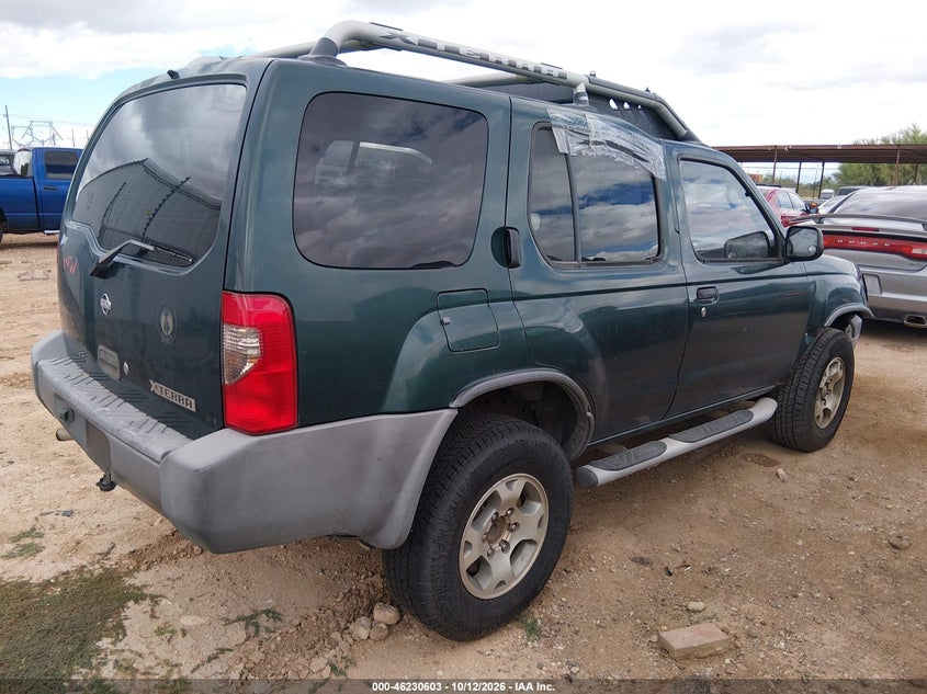 NISSAN XTERRA 2000 VIN 5N1ED28T7YC539869