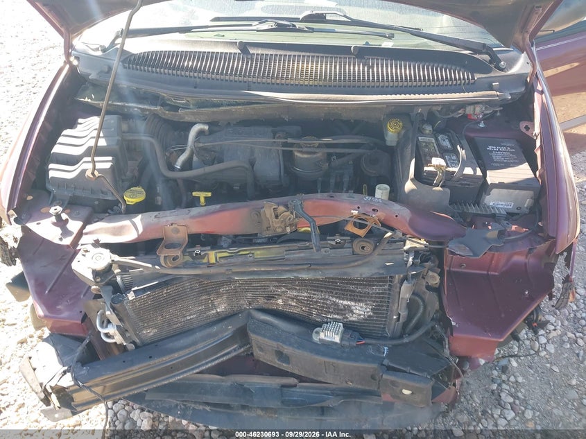 DODGE CARAVAN 2001 VIN 1B4GP45311B139092