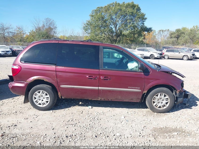 DODGE CARAVAN 2001 VIN 1B4GP45311B139092