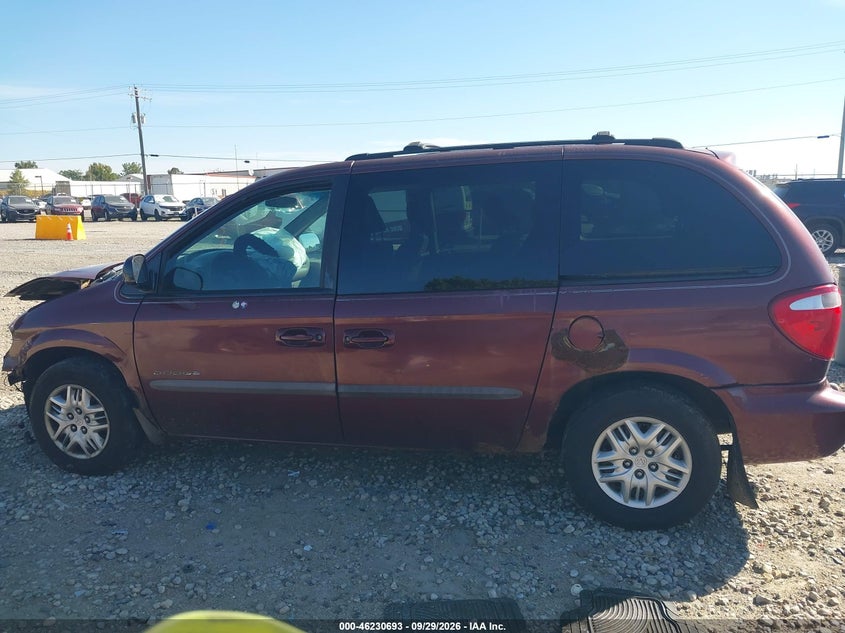 DODGE CARAVAN 2001 VIN 1B4GP45311B139092