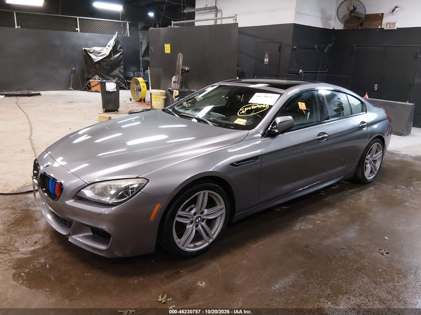 BMW 640I GRAN COUPE 2014 VIN WBA6B8C58ED452821