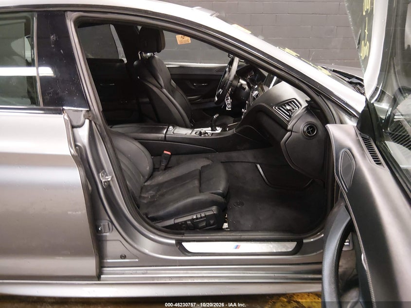 BMW 640I GRAN COUPE 2014 VIN WBA6B8C58ED452821
