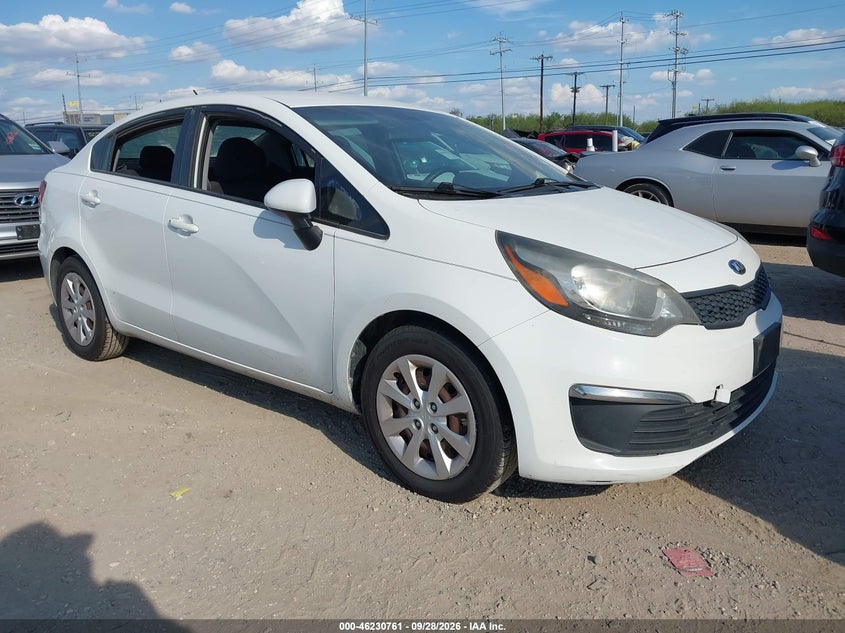 Vin: knadm4a35g6594482, lot: 46730755, kia rio lx 20161