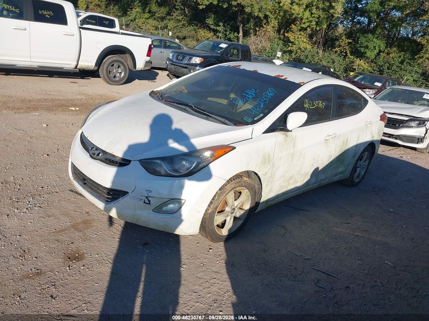 HYUNDAI ELANTRA 2012 VIN 5NPDH4AE7CH062918