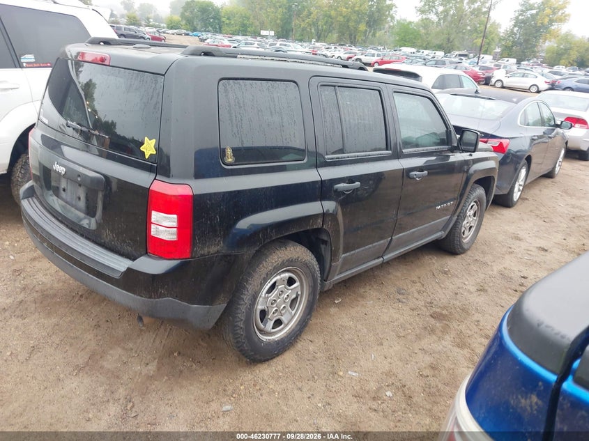 JEEP PATRIOT 2016 VIN 1C4NJPBAXGD789925