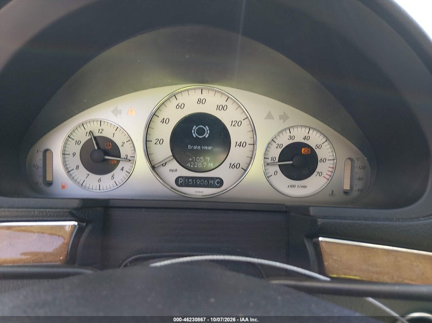 MERCEDES-BENZ E 350 2009 VIN WDBUF87X69B403739