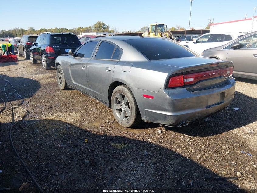 Vin: 2c3cdxbg8ch276452, lot: 46730933, dodge charger se 20123