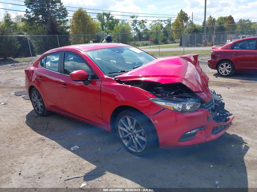 Vin: 3mzbn1v32jm250452, lot: 46730948, mazda mazda3 touring 20181