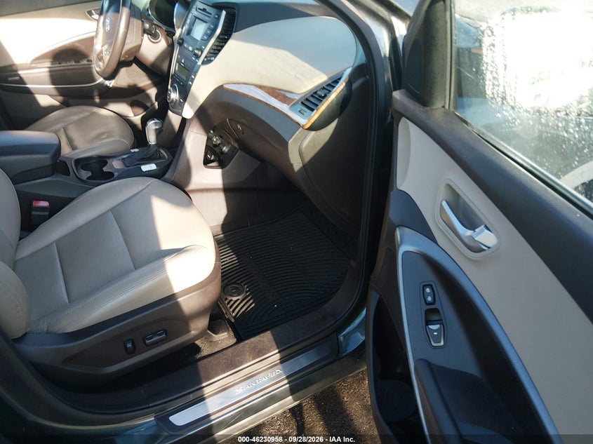 HYUNDAI SANTA FE 2013 VIN 5XYZU3LA7DG056292