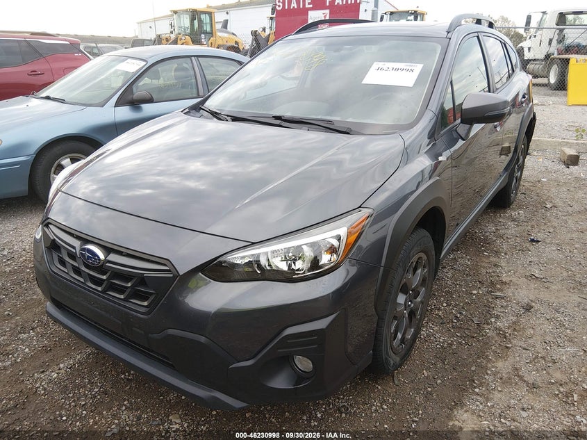 2022 Subaru Crosstrek Sport, Правый бок, IAAI, VIN JF2GTHSC0NH273123 — фото 2