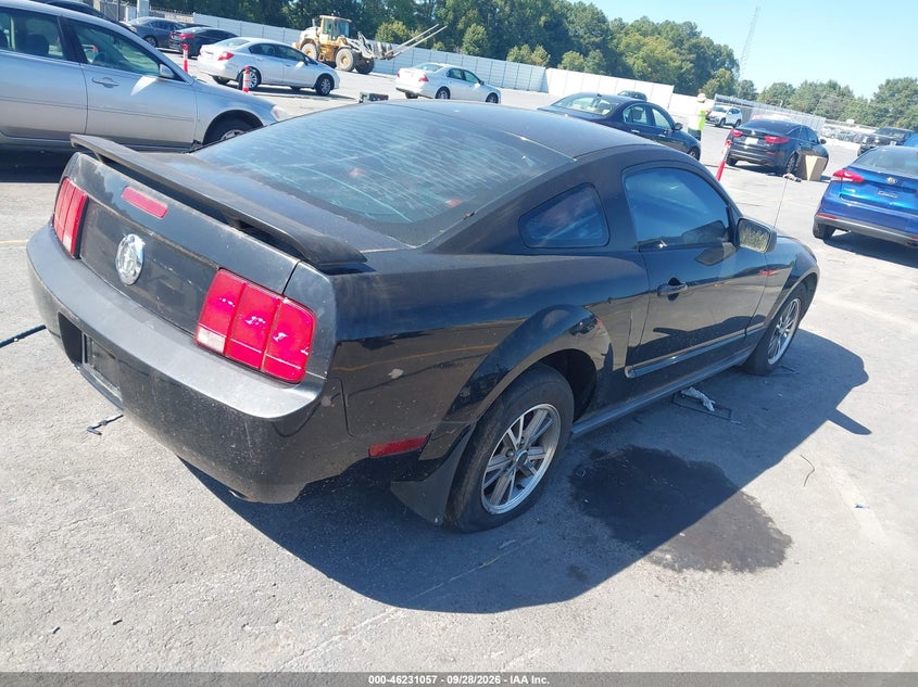 FORD MUSTANG 2005 VIN 1ZVHT80N955150880