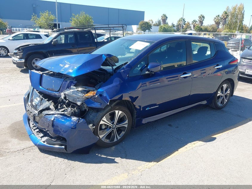 2018 Nissan Leaf Sv, Front End, IAAI, VIN 1N4AZ1CP3JC304812 — photo 2