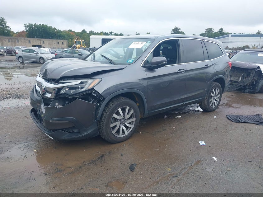 Vin: 5fnyf6h59kb088829, lot: 46731120, honda pilot ex-l 20192