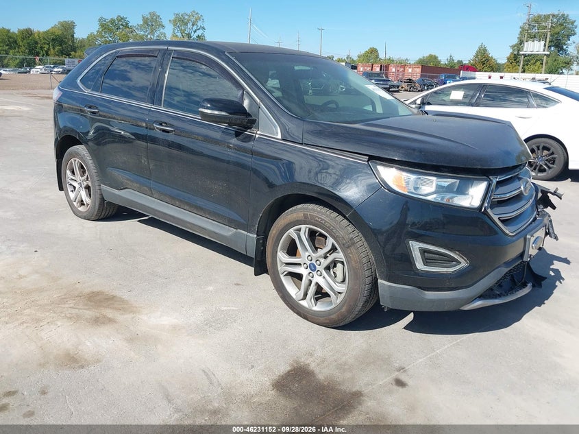 Vin: 2fmpk3k83gbb42618, lot: 46731146, ford edge titanium 20161