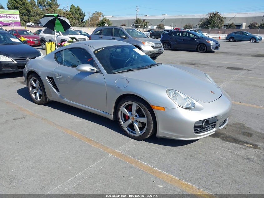 2006 Porsche Cayman S, Износ, IAAI, VIN WP0AB29816U782913