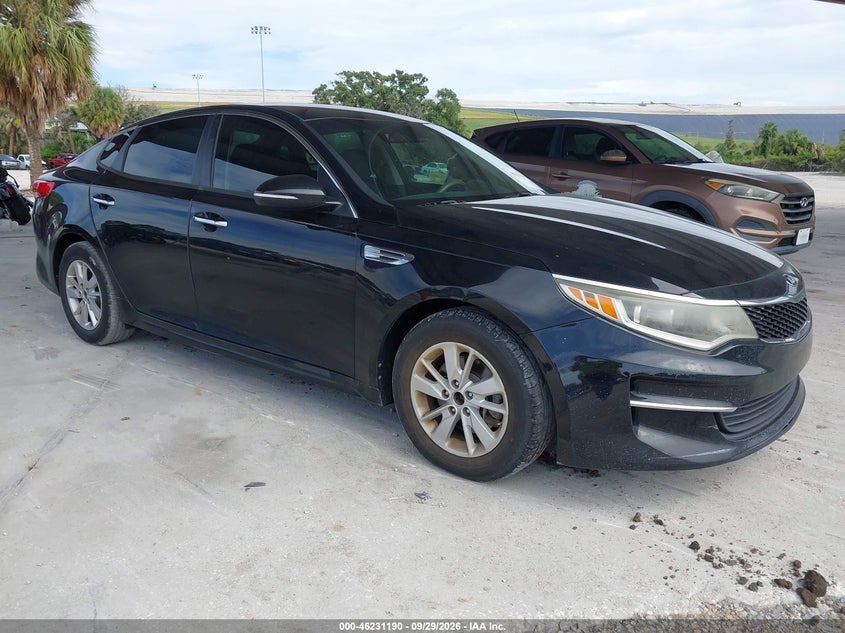 Vin: 5xxgt4l34jg221166, lot: 46731184, kia optima lx 20181