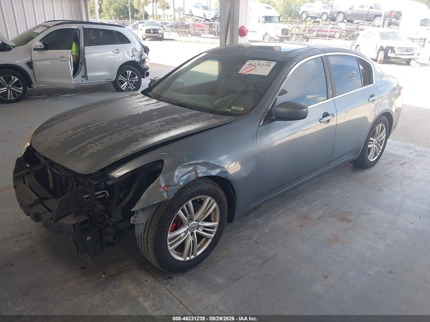 Vin: jn1cv6ap2am402922, lot: 46731233, infiniti g37 journey 20102