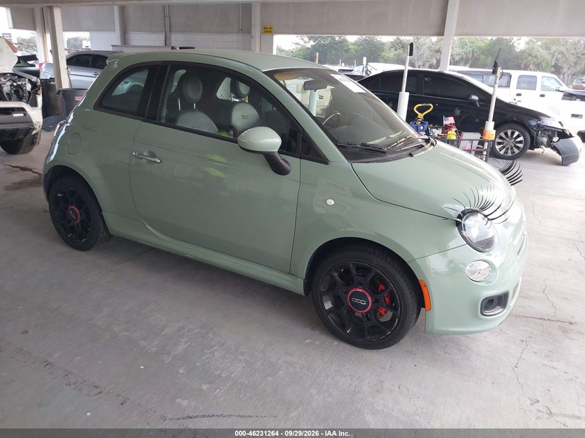 FIAT 500 2015 VIN 3C3CFFBRXFT696148
