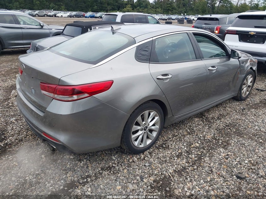 Vin: 5xxgt4l36jg263483, lot: 46731281, kia optima lx 20184