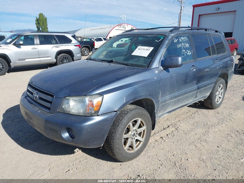 TOYOTA HIGHLANDER 2007 VIN JTEEP21AX70194594