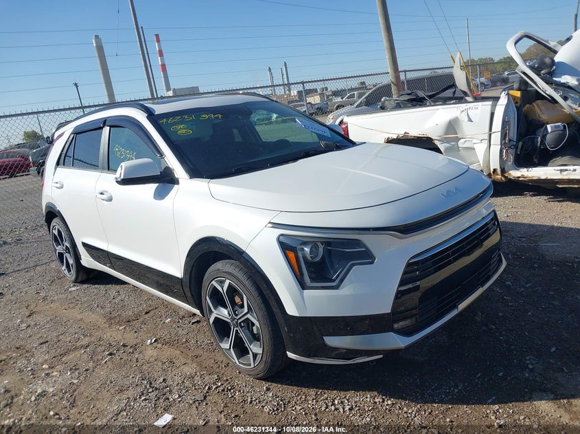 Vin: kndcr3le3p5056510, lot: 46731338, kia niro ex touring 20231