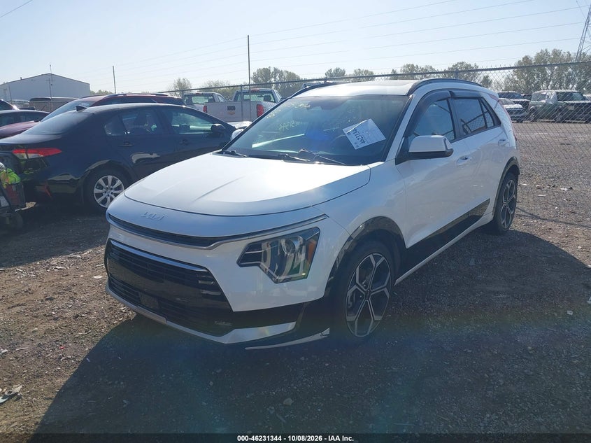 Vin: kndcr3le3p5056510, lot: 46731338, kia niro ex touring 20232