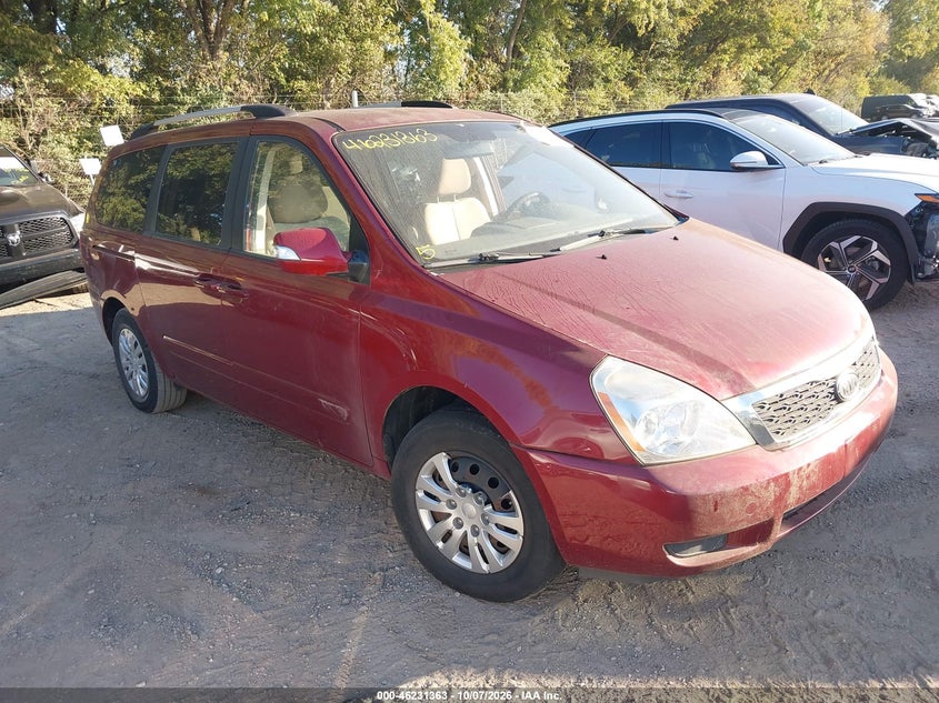 Vin: kndmg4c75c6482334, lot: 46731357, kia sedona lx 20121