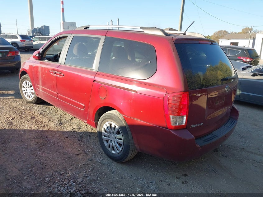 Vin: kndmg4c75c6482334, lot: 46731357, kia sedona lx 20123