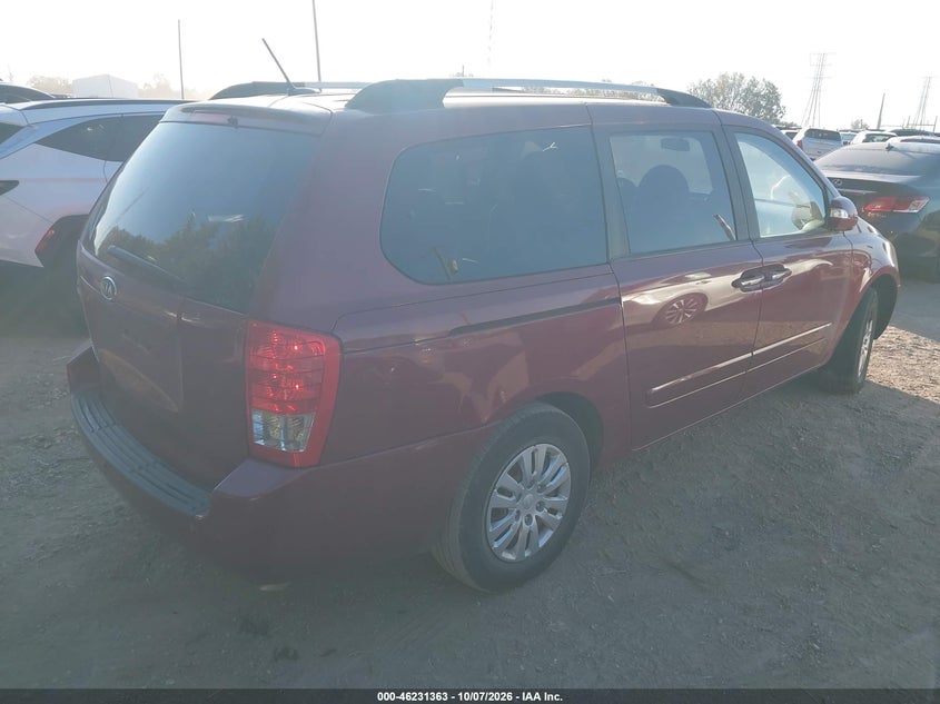 Vin: kndmg4c75c6482334, lot: 46731357, kia sedona lx 20124