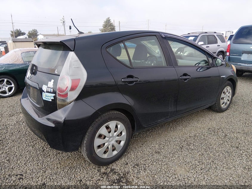 TOYOTA PRIUS C 2012 VIN JTDKDTB3XC1513664