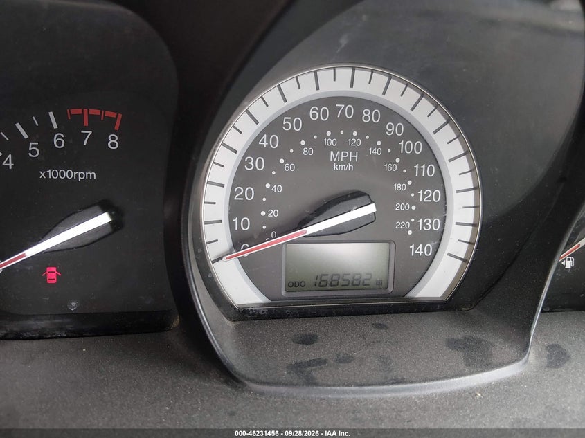 KIA SPECTRA 2007 VIN KNAFE121775401515