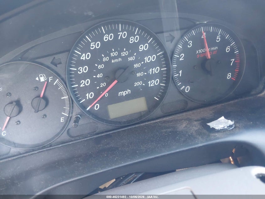 MAZDA MPV 2003 VIN JM3LW28A030356772