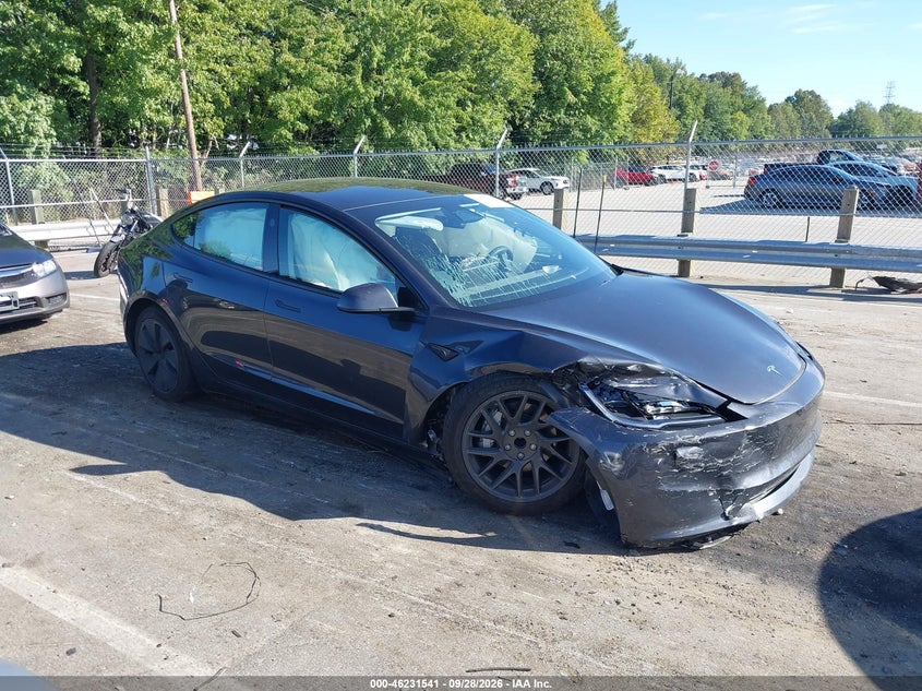 Vin: 5yj3e1ea7sf034589, lot: 46731535, tesla model 3 long range rear-wheel drive/standard rear-wheel drive 20251