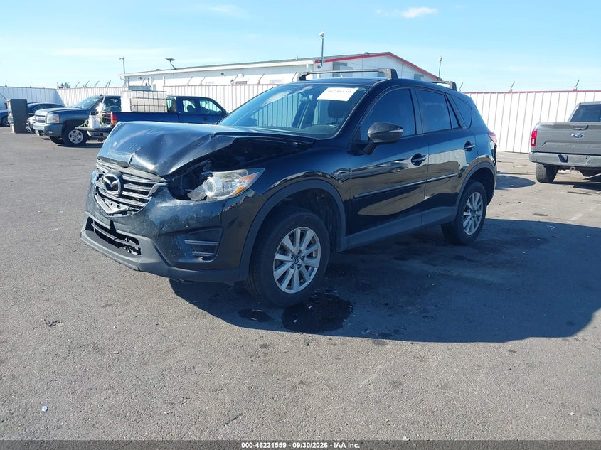 Vin: jm3ke4by6g0707674, lot: 46731553, mazda cx-5 sport 20162