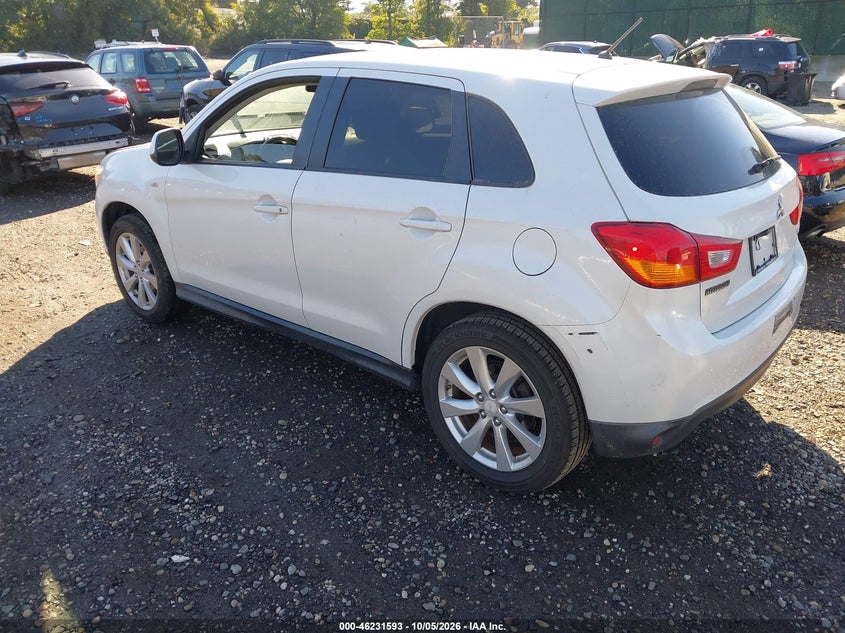 Vin: 4a4ap3au3fe009265, lot: 46731587, mitsubishi outlander sport es 20153