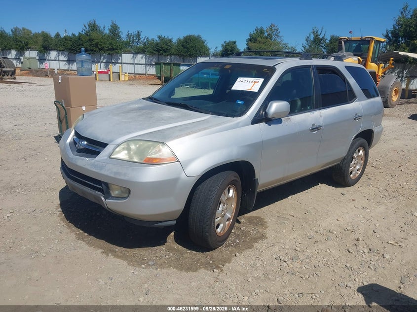 2001 Acura Mdx 3.5L, Normal Wear & Tear, IAAI, VIN 2HNYD18291H530784 — photo 2