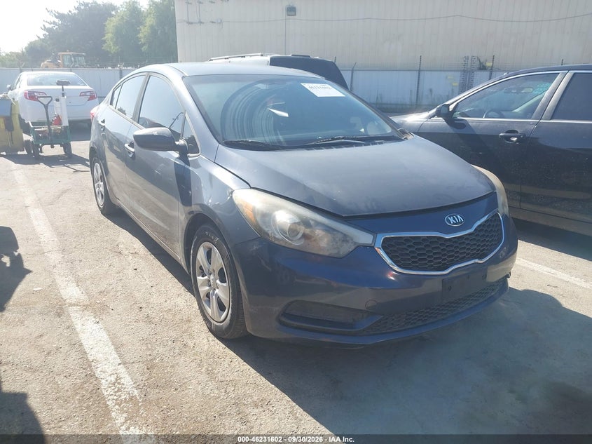 Vin: knafk4a67g5610910, lot: 46731596, kia forte lx 20161